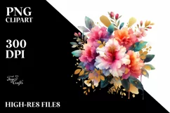 Vibrant Whimsical Colorful Baby Hummingbird Bouquet | Product Image 3