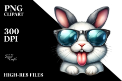 detailed,Rabbit Sunglasses Tongue Product Image 2