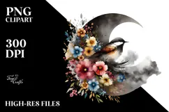 Grungy Bird, Transparent PNG Product Image 2