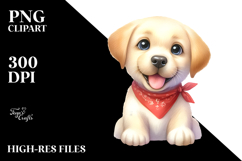 Happy Labrador Retriever PNG Product Image 2