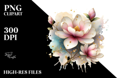 Golden Magnolia PNG Product Image 2