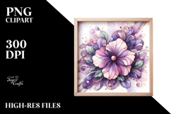 Abstract Stained Violet, PNG Product Image 2