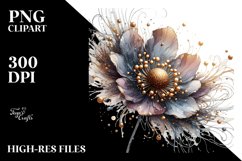 Shiny Anemone Material Splash, PNG Product Image 2
