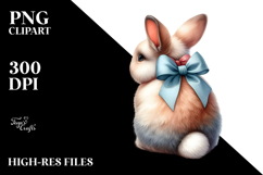 Creative Bunny Sitting PNG Product Image 2