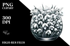 Detailed with Snowdrop Clipart Product Image 3