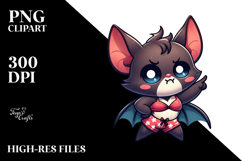 Ridiculously Cute Bat PNG Product Image 2