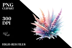 a Shiny Stained Heather, Transparent PNG Product Image 2