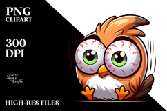 Quirky Bird with Sunglasses, Transparent PNG Product Image 2