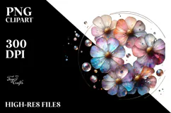 Vibrant Cosmos Flower, Transparent PNG Product Image 2