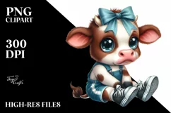 Watercolor Bow Big Eyes Shorts Sports Product Image 1