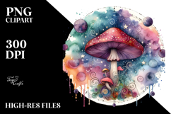 Magical Celestial Mushroom Tarot, Transparent PNG Product Image 2