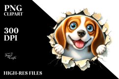 Crazy Looking Beagle | Clipart Product Image 1