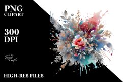 Colorful Watercolor Splash Foil Product Image 3