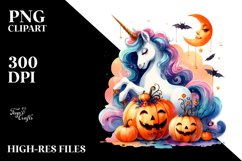 Unicorn Simple Halloween | Sublimation Clipart Product Image 3