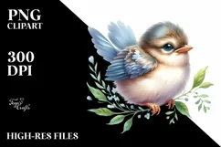 Cute Baby Bird, High-Res PNG Product Image 3