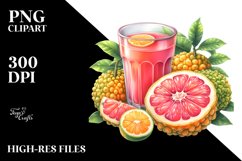Watercolor Ugli Fruit Juice Product Image 3