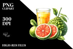 Watercolor Ugli Fruit Juice Product Image 1