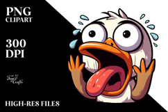 Dramatic Duck, Transparent PNG Product Image 2