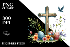 Easter Cross PNG Product Image 2