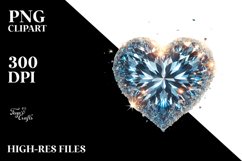 Diamond Heart PNG Product Image 2