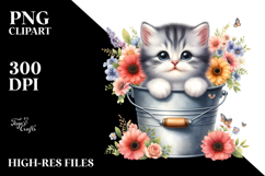 Cute Baby Cat with Big Eyes PNG Product Image 2