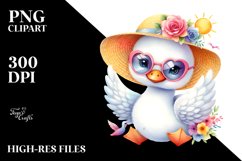 Cute Baby Swan Sunglasses | Sublimation | Clipart Product Image 3