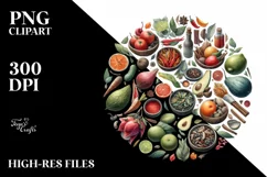 Watercolor Xigua | Sublimation | Clipart Product Image 1