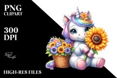 Baby Unicorn Clipart Product Image 1