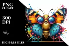 Quirky Butterfly Sunglasses Artistic and Colorful Product Image 3