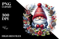 Vibrant Winter Gnome PNG Product Image 2