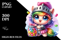 Smiling Baby Fairy Knight PNG Product Image 2