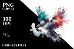 Grungy Bird, Transparent PNG Product Image 2