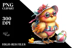 Baby Chicken Beachwear PNG Product Image 2