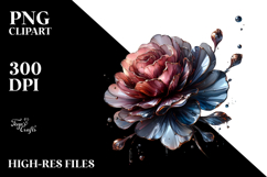 Carnation with Metallic PNG Product Image 2