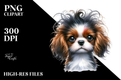 Expressive Cavalier King Charles Spaniel PNG Product Image 2