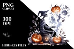 Colorful Halloween Style Drawing with Lost Soul | Product Image 1