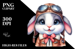 Vibrant Smiling Baby Bunny, Transparent PNG Product Image 2