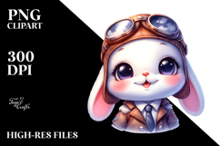 Vibrant Smiling Baby Bunny, High-Quality PNG Product Image 2