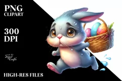 Easter Bunny Clipart |T-shirt, Mug PNG Product Image 7
