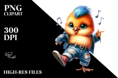 Cute Baby Bird Dancing PNG Product Image 2