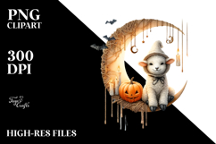 Lamb In Halloween Costume PNG Product Image 2
