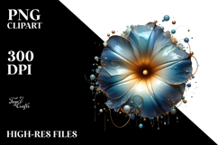 Abstract Morning Glory PNG Product Image 2