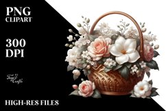 Shiny Gardenia Basket Product Image 3