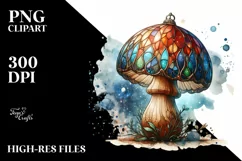 Magical Wooden Mushroom PNG Product Image 3