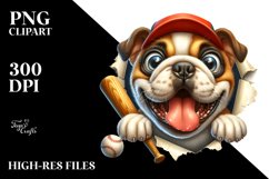 Enthusiastic Funny Baseball Sticker | Sublimation | Clipart Product Image 3
