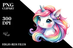 Cute Halloween Unicorn PNG Product Image 2