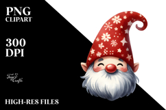 Smiling Retro Gnome PNG Product Image 2