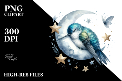 Hummingbird &amp; Moon On Stars Product Image 2