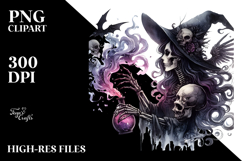 Gothic Evil Witch PNG Product Image 2