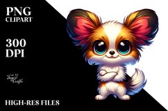 Crazy Baby Papillon Clipart Product Image 3